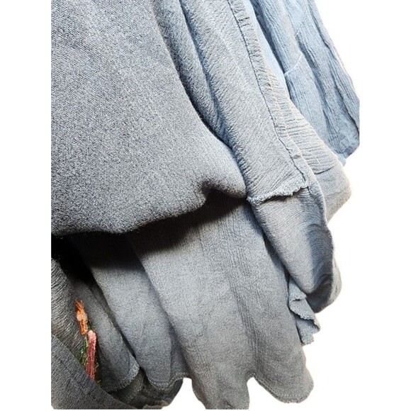 Wonderland by Orange Embroidered Top Size M Lined Boho - Picture 7 of 10